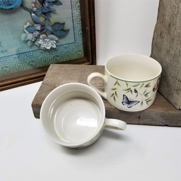 2 Cups Farberware Arbor Life Set Coffee Cups Butte - Picture 7 of 7